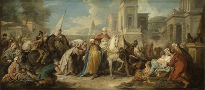Il trionfo di Mardocheo da Jean François de Troy